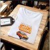 Erkek Oversize Ön Araba Baskili T-shirt Premium